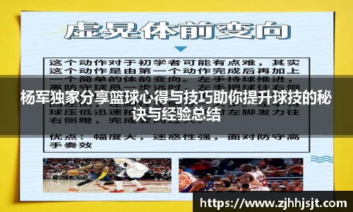 杨军独家分享篮球心得与技巧助你提升球技的秘诀与经验总结